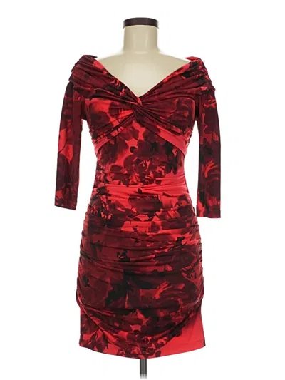 Pre-owned Muse Cocktail Dress In Red