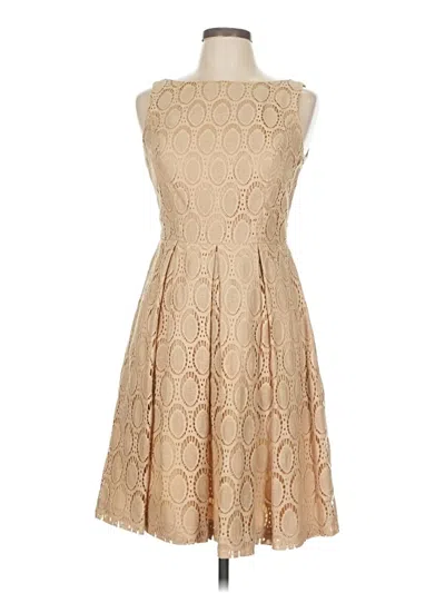 Pre-owned Muse Cocktail Dress In Tan