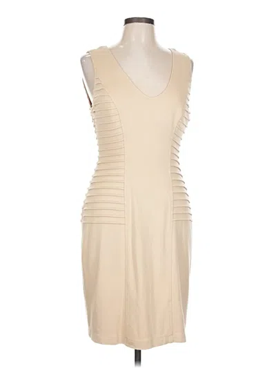 Pre-owned Muse Cocktail Dress In Tan