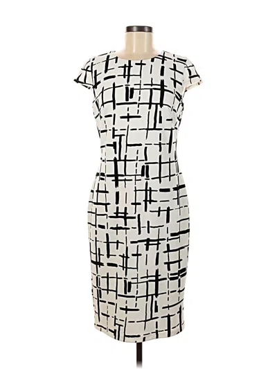 Pre-owned Muse Cocktail Dress In White