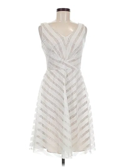 Pre-owned Muse Cocktail Dress In White
