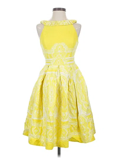 Pre-owned Muse Cocktail Dress In Yellow