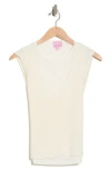Muse Combo Sweater Tank In White