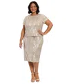 Muse Plus Size Sequined Skirt