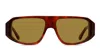 Muse Ridley Brown,tortoise In Brown,tortoise