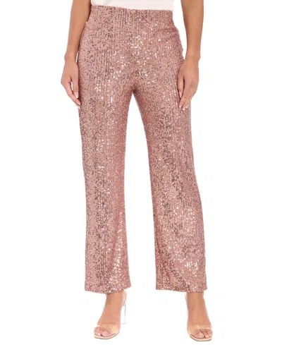 Muse Sequin Pants In Pink