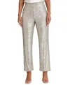 Muse Sequin Pants In Silver,mist