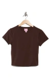 Muse Short Sleeve Crew Tee In Brown