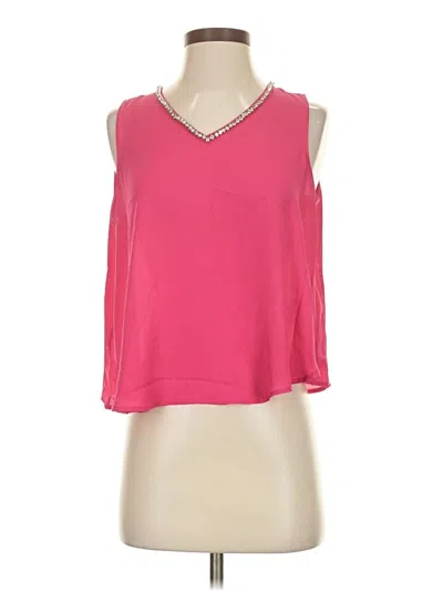 Pre-owned Muse Sleeveless Top Pink Halter Neckline Tops