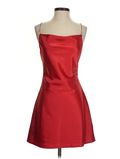 Pre-owned Muse Sleeveless Top Red Strapless Neckline Tops