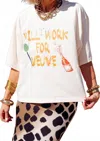 Muse Will Work For Veuve Graphic Tee In Multi In Neutral