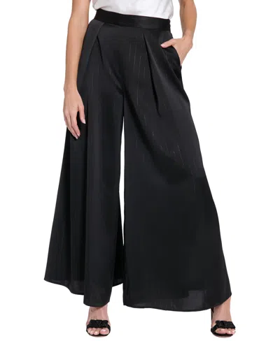 Muse Women's High Rise Pull-on Pants In Black