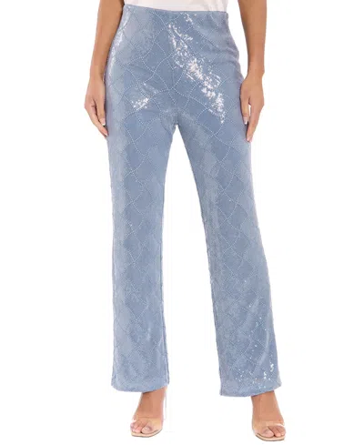 Muse Women's High-rise Pull-on Pants In Blue