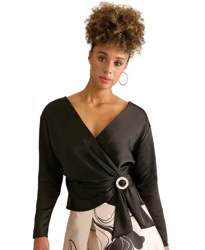 Muse Women's Long-sleeve Top In Black