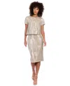 Muse Women's Sequin-pattern Pencil Skirt