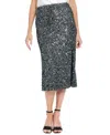 Muse Women's Straight-cut Maxi Skirt In Silver