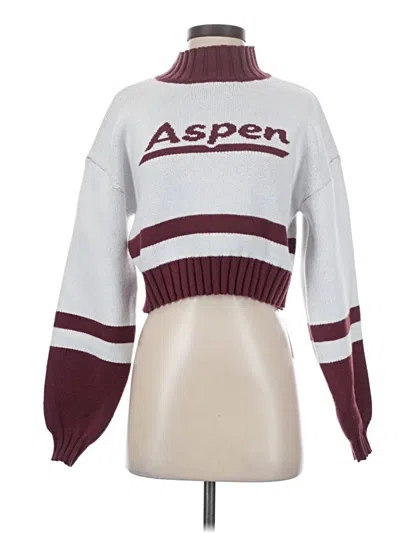 Pre-owned Musera Pullover Sweater In Burgundy