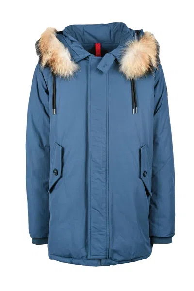 Museum Cotton/nylon Parka - Light Blue