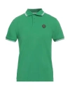 Museum Man Polo Shirt Green Size S Cotton