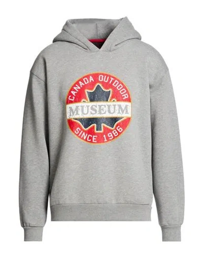 Museum Man Sweatshirt Grey Size S Cotton, Polyester