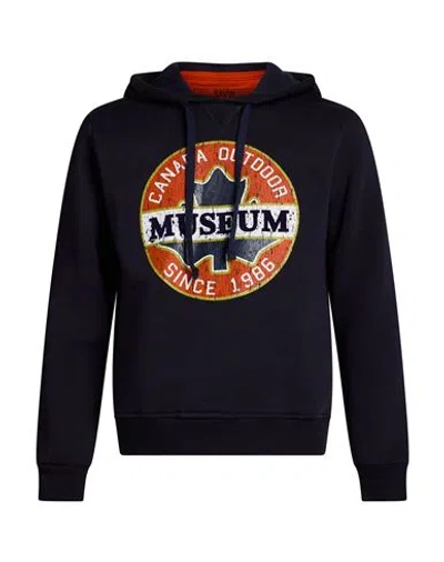 Museum Man Sweatshirt Navy Size S Cotton, Polyester
