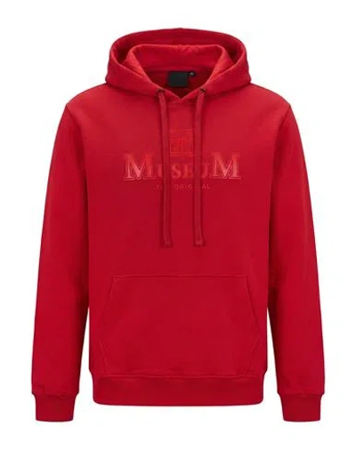 Museum Man Sweatshirt Red Size Xl Cotton, Polyester