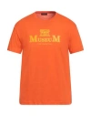 Museum Man T-shirt Orange Size Xxl Cotton In Orange