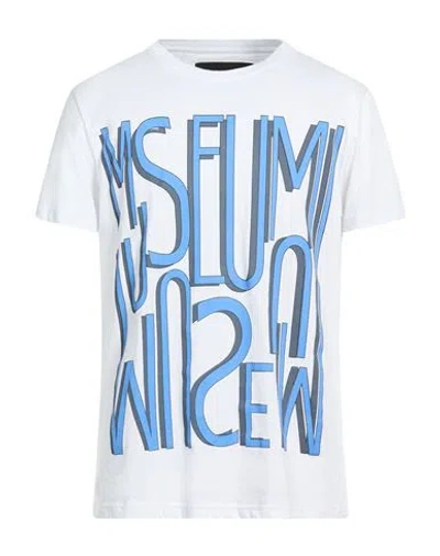 Museum Man T-shirt White Size L Cotton