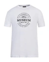 Museum Man T-shirt White Size M Cotton