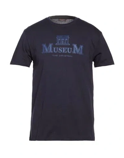 Museum Man T-shirt Midnight Blue Size Xxl Cotton