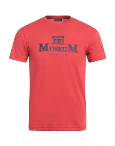 Museum Man T-shirt Red Size M Cotton
