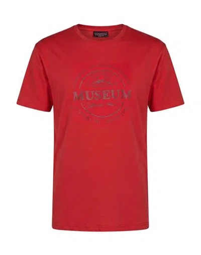 Museum Man T-shirt Red Size Xl Cotton