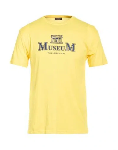 Museum Man T-shirt Yellow Size L Cotton In Multi