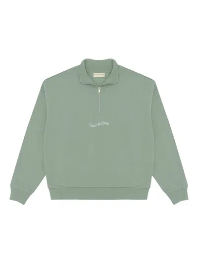 Museum Of Peace And Quiet 棉卫衣 In 绿色