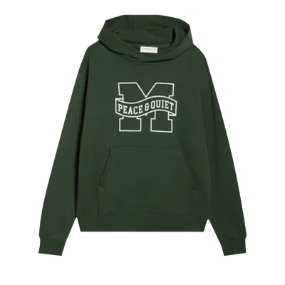 Pre-owned Museum Of Peace And Quiet Museum Of Peace & Quiet Banner Hoodie 'forest' | Green | Men's Size S