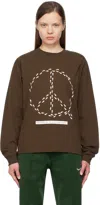 MUSEUM OF PEACE AND QUIET BROWN PEACEFUL PATH LONG SLEEVE T-SHIRT