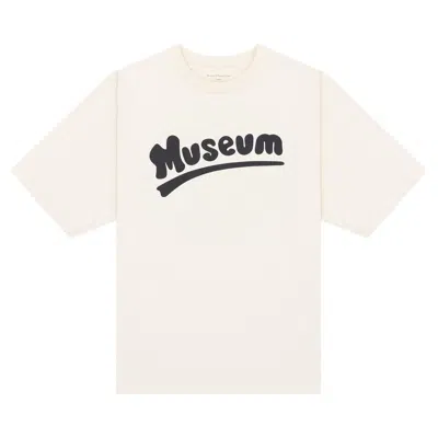 Pre-owned Museum Of Peace And Quiet Museum Of Peace & Quiet Bubble T-shirt 'bone' In Cream