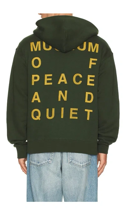 Museum Of Peace And Quiet Castelli Zip-up Hoodie In Green
