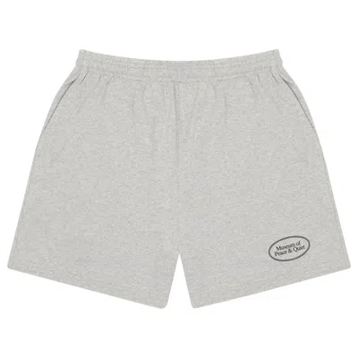 Pre-owned Museum Of Peace And Quiet Museum Of Peace & Quiet Classic Sweatshorts 'heather' In Grey