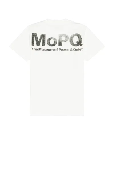 Museum Of Peace And Quiet Contemporary Museum Tee In White