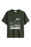 MUSEUM OF PEACE AND QUIET EARTH PILGRIM GRAPHIC T-SHIRT