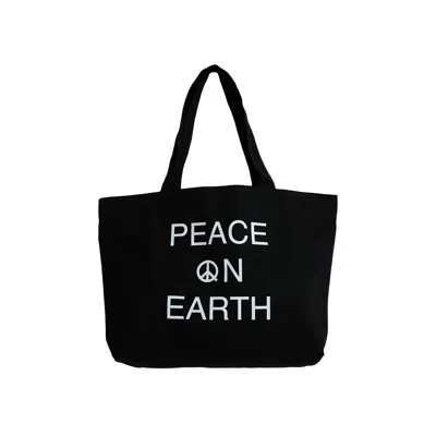 Pre-owned Museum Of Peace And Quiet Museum Of Peace & Quiet Earth Tote Bag 'black' | Men's Size Onesize