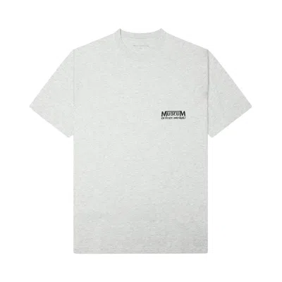 Pre-owned Museum Of Peace And Quiet Museum Of Peace & Quiet Establish T-shirt 'ash' | Grey | Men's Size M In Gray