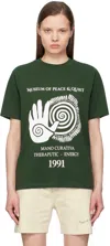 MUSEUM OF PEACE AND QUIET GREEN 'MANO CURATIVA' T-SHIRT