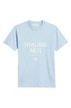 Museum Of Peace And Quiet Museum Of Peace & Quiet Healing Arts Graphic T-shirt In Blue