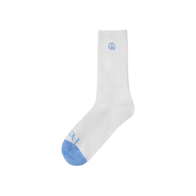 Pre-owned Museum Of Peace And Quiet Museum Of Peace & Quiet Icon Socks 'baby Blue' | Men's Size Onesize
