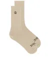 Museum Of Peace And Quiet Icon Socks In Bone