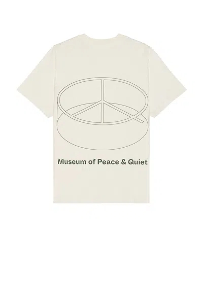 Museum Of Peace And Quiet Installation T-shirt In Bone