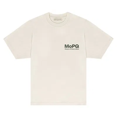 Pre-owned Museum Of Peace And Quiet Museum Of Peace & Quiet Installation T-shirt 'bone' | White | Men's Size Xl