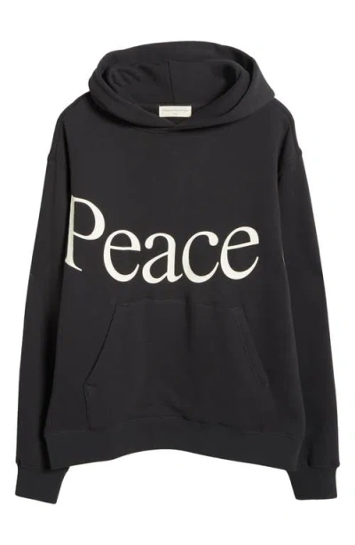 Museum Of Peace And Quiet Museum Of Peace & Quiet Jumbo Wordmark Pullover Hoodie In Black